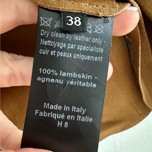 Short Sleeved Leather Jacket - Picture 4 of 4